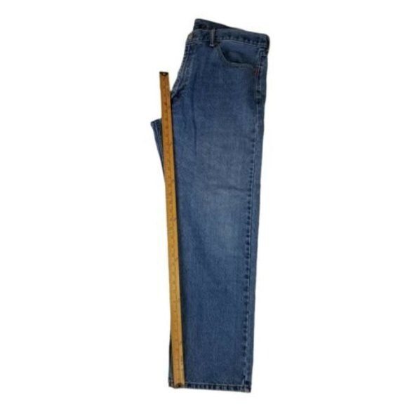Levis 505 Jeans Sz W40 L32 Straight Medium Blue Wash 100% Cotton (30" inseam) - Picture 8 of 12